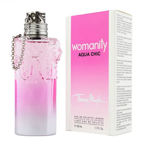 Thierry Mugler Womanity Aqua Chic купить женские духи туалетную